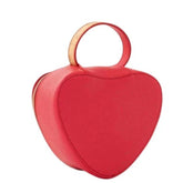 ALVIERO MARTINI - Beauty case a cuore in saffiano, Rosso